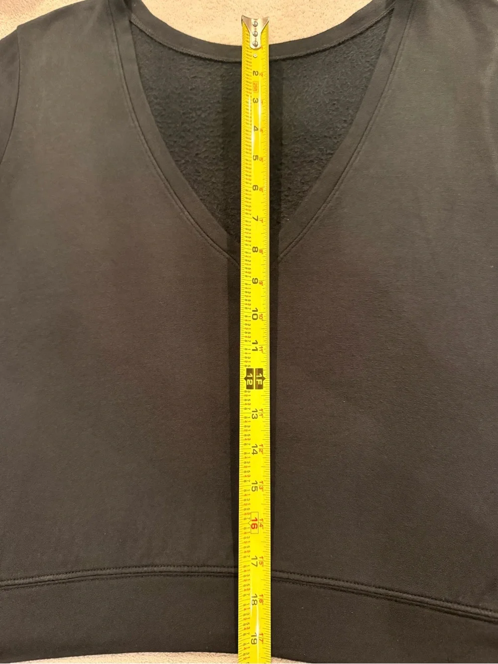 Joah Brown Reversible V-Back Sweatshirt - Picture 6 of 10